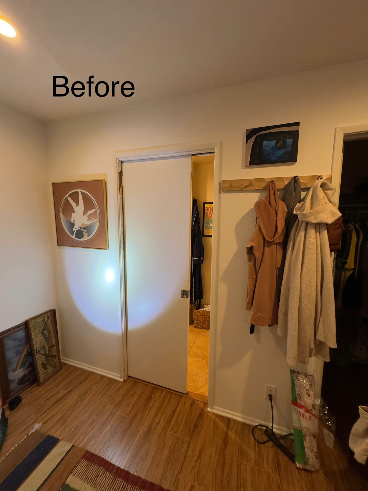 Interior doorway before